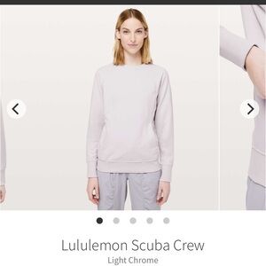 lululemon athletica  Scuba Crew size 6